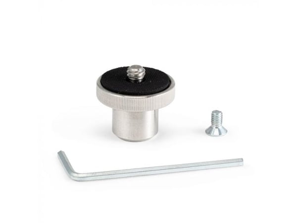 Manfrotto 244ADPT14AS, Stativvagn, Silver, Rostfritt stål, 25 mm, 37 g