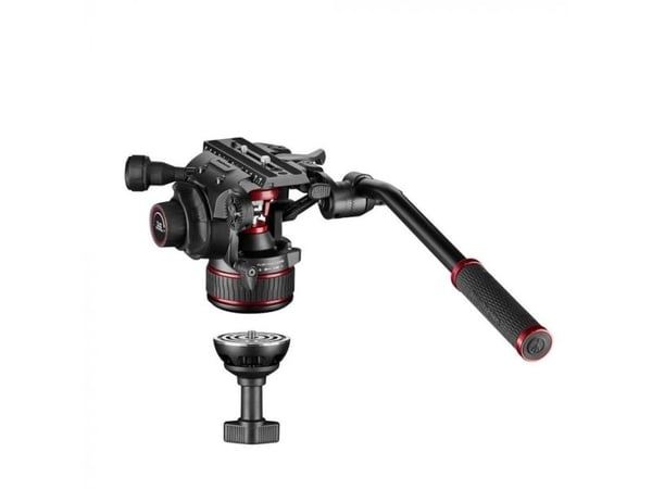Manfrotto Twin Alu kolmijalka ja 608 alempi levityspää