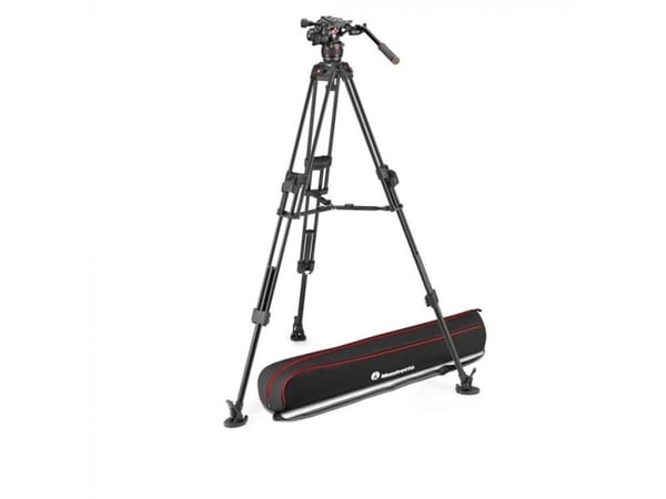 Manfrotto 645 Alu Fast Twin stativ + 608 head center start