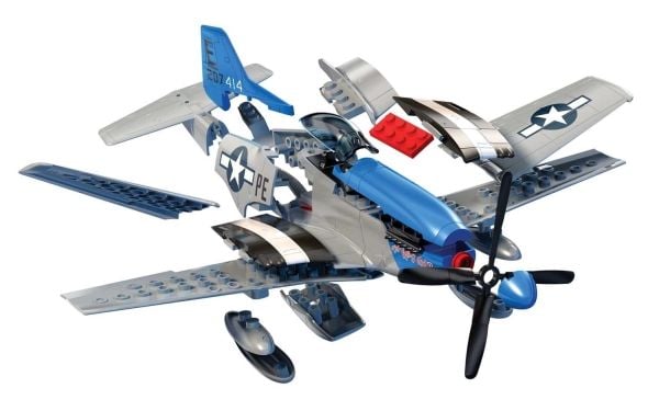 Airfix D-Day P-51D Mustang, Flymodell med fastvinge, Monteringssett, https://www.airfix.com/uk-en/quickbuild-d-day-p-51d-mustang.html, Alle kjønn, ...