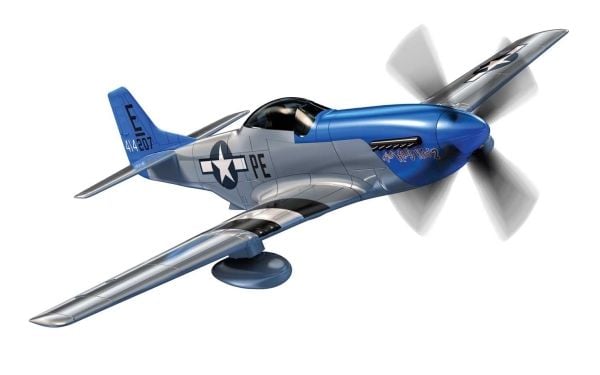 Airfix D-Day P-51D Mustang, Flymodell med fastvinge, Monteringssett, https://www.airfix.com/uk-en/quickbuild-d-day-p-51d-mustang.html, Alle kjønn, ...