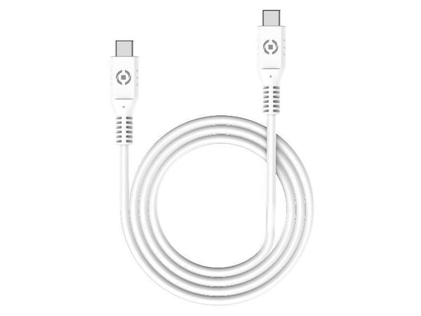 Celly USBCUSBCWH, 1 m, USB C, USB C, Hvid