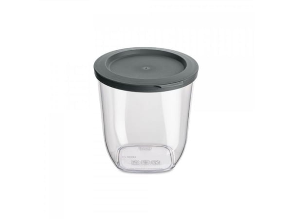 koziol 4061701, Universell Container, 1 l, Grå, Gjennomsiktig, Avtagbart lokk, Andre, 125 mm