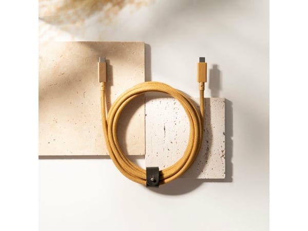 Native Union Belt, 2,4 m, USB C, USB C, USB 2.0, 0,48 Gbit/s, Brun