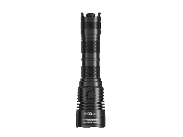 Nitecore MH25 V2, Käsikokoinen taskulamppu, Musta, Alumiini, Painikkeet, 2 m, 2 m