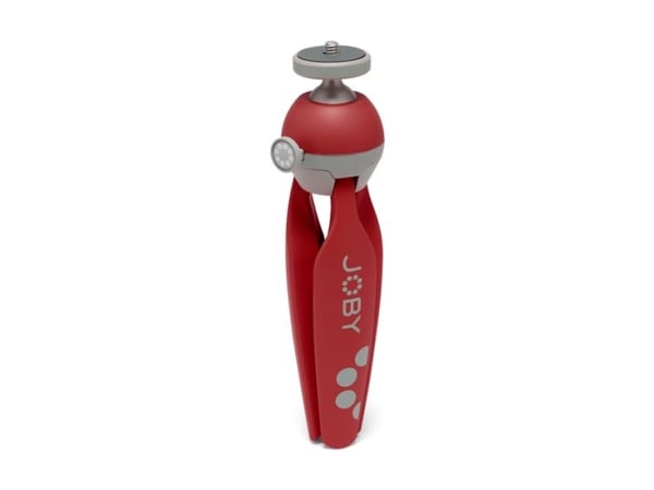 Joby JB01873-BWW, 3 ben, Rød, 13,5 cm, 170 g