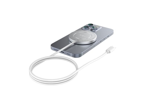 Joby JB01811-BWW, Innendørs, USB, Trådløs lading, 1 m, Sølv