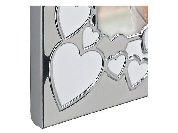 Hama Valentine, Enkel bilderamme, Aluminium, Hvit, Bord, Vegg, 10 x 15 cm, Rektangulær