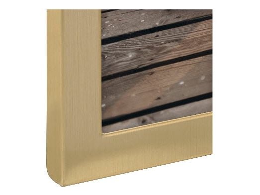Hama Riva, Enkel bilderamme, Aluminium, Gull, Gloss, Bord, Vegg, 13 x 18 cm