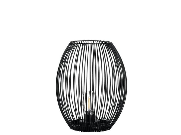 Leonardo LED-lyhty musta 24cm CASOLARE - Leonardo