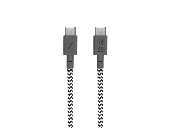 Native Union Anchor, 1,8 m, USB C, USB C, Lajittelu, Hvid