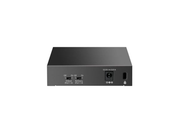 TP-Link LiteWave LS105P, Uhåndtert, Fast Ethernet (10/100), Strøm over Ethernet (PoE), Kan monteres på vegg