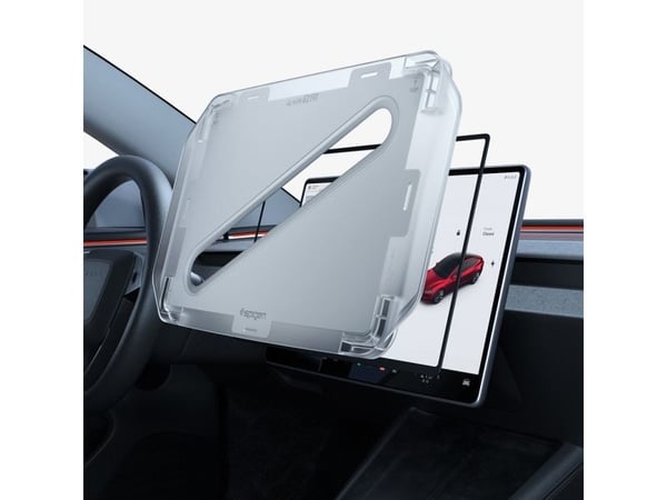 Spigen GLAS.tR EZ Fit, Blank skjermbeskytter, 9H, Herdet glass, 1 stykker