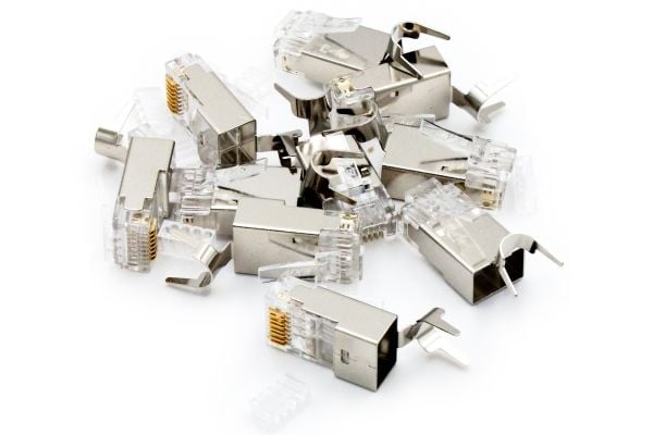 Digitus DIGITUS RJ45 liitin katu 6A suojattu (AWG 22-24 kaapeleille) 10 kpl.