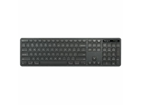 Targus EcoSmart - Tastatur - full size - bakteriedrepende middel - USB - QWERTY - Nordisk - svart