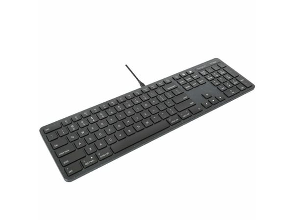 Targus EcoSmart - Tastatur - full size - bakteriedrepende middel - USB - QWERTY - Nordisk - svart