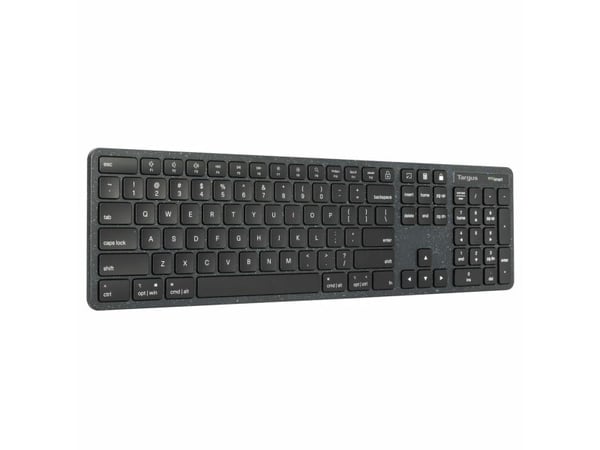 Targus EcoSmart - Tastatur - full size - bakteriedrepende middel - USB - QWERTY - Nordisk - svart