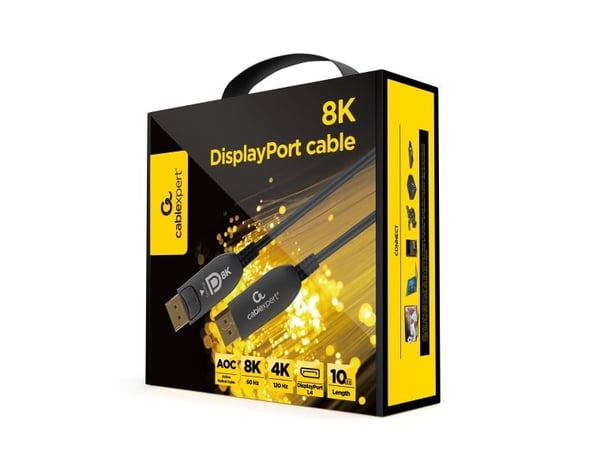 Cablexpert AOC Premium Series - DisplayPort-kabel - DisplayPort (hann) til DisplayPort (hann) - DisplayPort 1.4 - 20 m - Active Optical Cable (AOC)...