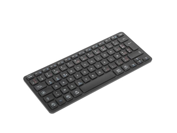 Targus - Tastatur - multi-enhet - compact - bakteriedrepende middel - trådløs - Bluetooth 5.1 - Fransk - svart