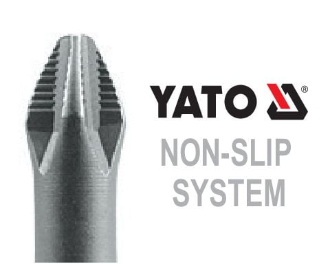 Yato Phillips skrutrekker bit Ph2x200mm S2 1/4 YT-0487