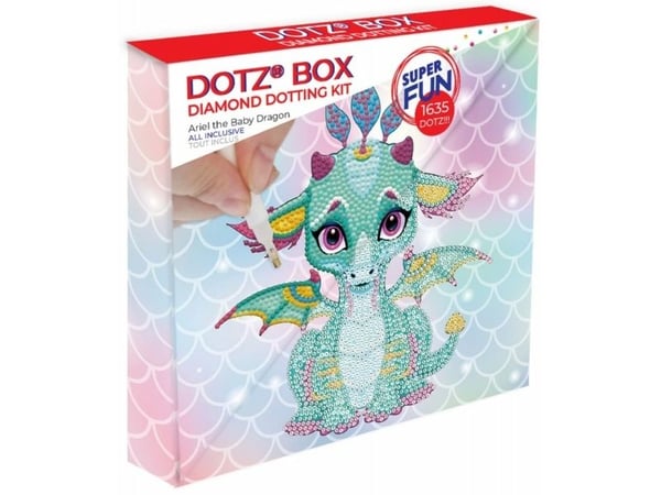 Diamond Dotz DBX.010, Timanttimaalisetti lapsille, Monivärinen