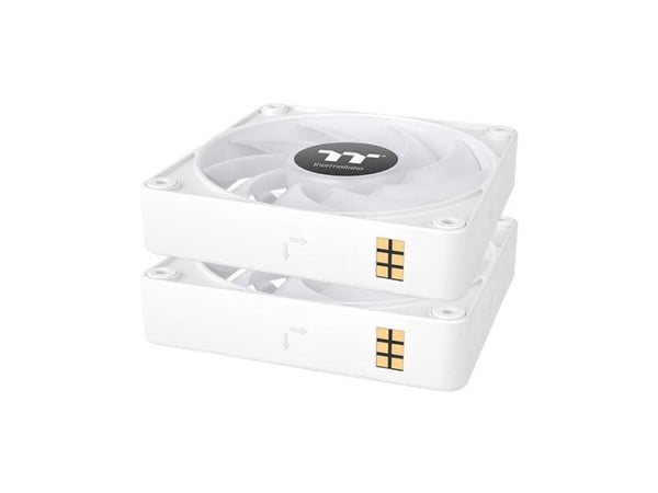 Thermaltake CT120 EX ARGB Sync - Kabinettvifte - 120 mm - hvit (en pakke 3)