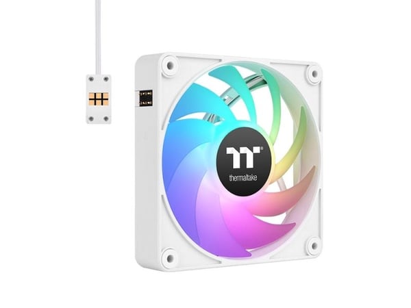 Thermaltake CT140 EX ARGB Sync - Kabinettvifte - 140 mm - hvit (en pakke 3)