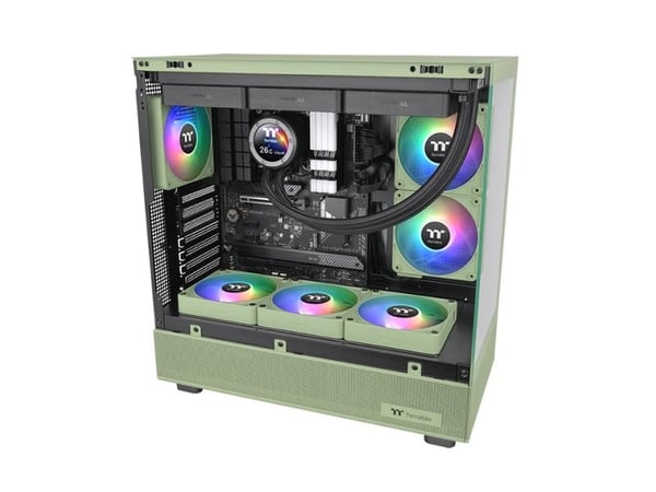 Thermaltake CL-F198-PL12MG-A, Tuuletin, 12 cm, Vihreä