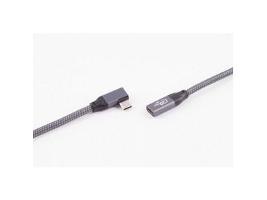 ShiverPeaks SHVP BS13-56010 - USB 3.2 -kaapeli 90° C uros - naaras 0,5 m - Kaapeli - Digitaalinen/Data (BS13-56010)
