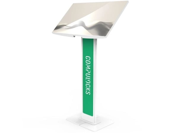 Compulocks Stability Base Plate for the BrandMe Stand - Monteringskomponent (sokkelplate) - for displaystativ - hvit - skjermstørrelse: 21"-32" - s...