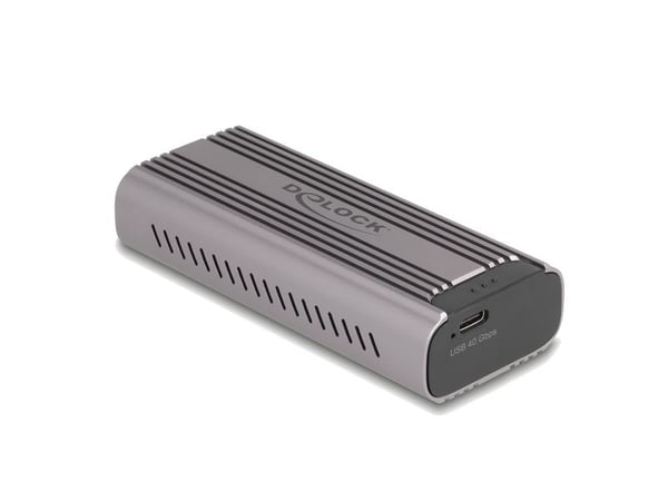 Delock - Drevkabinett - M.2 - M.2 NVMe Card / PCIe (NVMe) - USB-C - grå