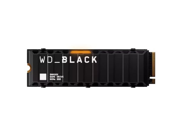 WD_BLACK SN850X WDS800T2XHE - SSD - kryptert - 8 TB - intern - M.2 2280 - PCIe 4.0 x4 (NVMe) - TCG Opal Encryption 2.01 - integrert kjøle