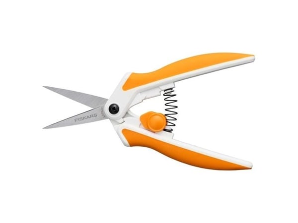 Fiskars 1070029, Voksen, Figurklipping + rett klipping, Enkel, Oransje, Hvit, Rustfritt stål, Kunst- og håndverkssaks