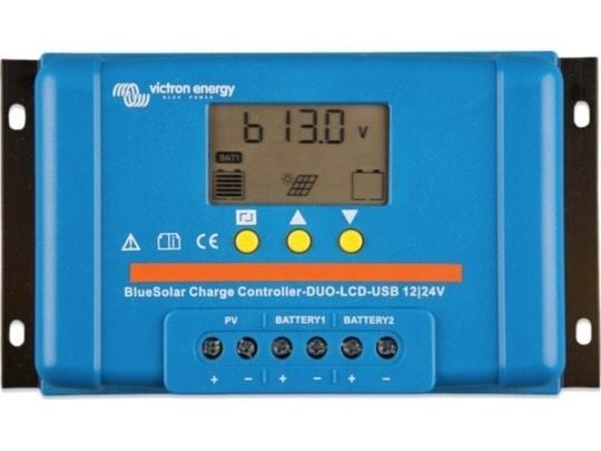 Victron Energy Blue-Solar PWM-LCD&USB lataussäädin PWM 12 V, 24 V 30 A (SCC010030050)