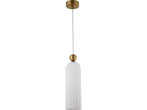 Opphengt lampe Light Prestige Piega enkel-pære hvit til soverom