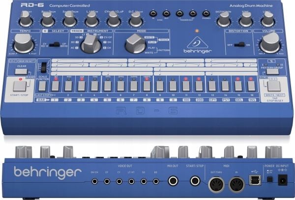 Behringer RD-6-BU, ?DC, 2 W, 9 V, 0,67 A, 305 mm, 165 mm