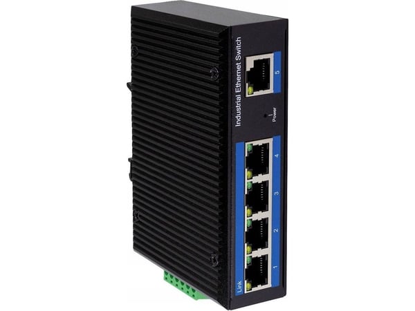 LogiLink NS202P - Switch 5-Port Gigabit Ethernet PoE - Switch - 1 Gbps