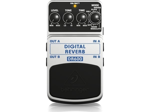 Behringer DR600, Effektpedal, Svart, Silver, Gitarr, AC, Tyskland