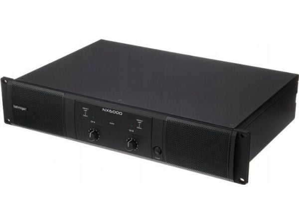 Behringer NX6000, 2.0 kanaler, 3000 W, D, 48 dB, 4 ohm (O), 8 ohm (O)