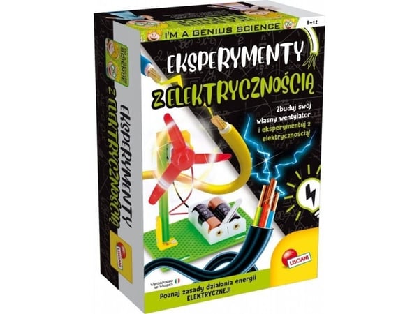 Lisciani vitenskapssett Im a Genius - eksperimenter med elektrisitet