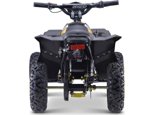 TRITON Quad HIPERFECT akkukäyttöinen Keltainen 35km/h + Harjaton moottori 1000W + Puhallettavat pyörät + Istuimen säätömahdollisuus