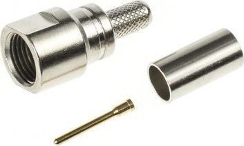 TRITON FME -urosliitin puristettuna RG58U-kaapeliin