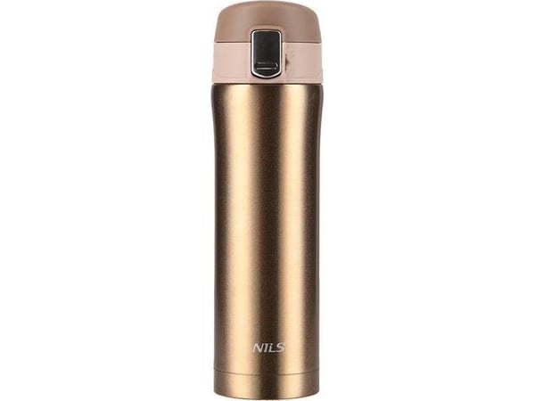 Nils Extreme lämpömuki Nils NCB10 termosmuki ruostumaton teräs kulta 430ml