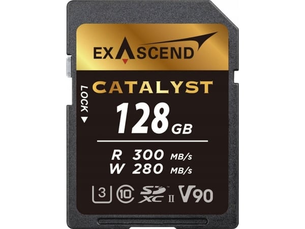 ExAscend-kort ExAscend Catalyst UHS-II V90 128 GB minnekort