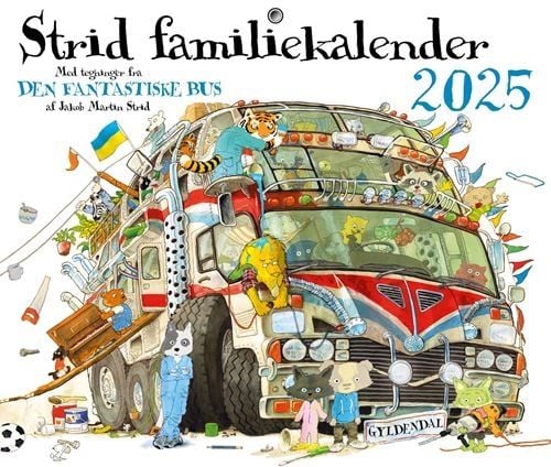 Strid familiekalender 2025 | Jakob Martin Strid | Språk: Dansk