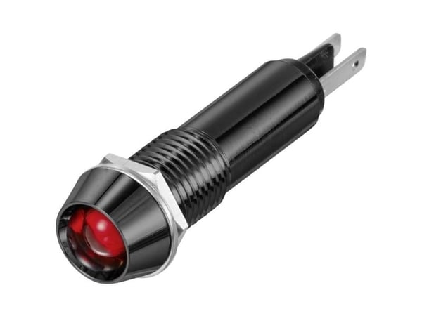TRU COMPONENTS TC-12355448 LED-signallampa röd 12 V/DC, 24 V/DC