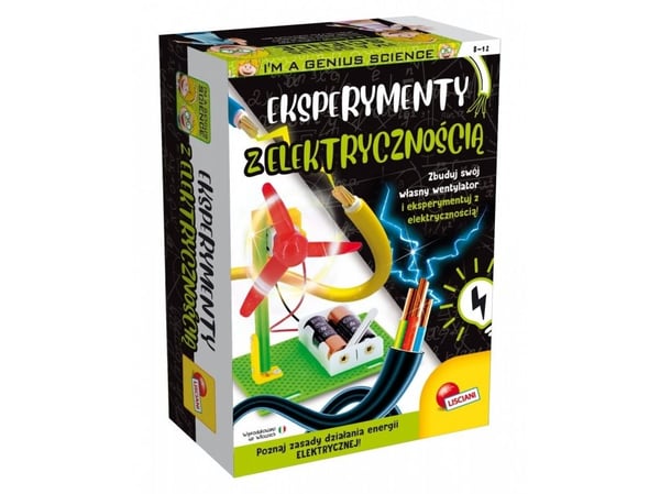 Lisciani vitenskapssett Im a Genius - eksperimenter med elektrisitet