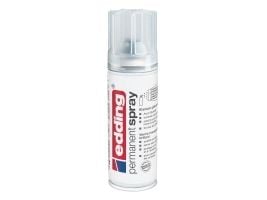 Edding permanent spray, fargeløs, sprayboks, hvit, glans, metall, tre, 200 ml