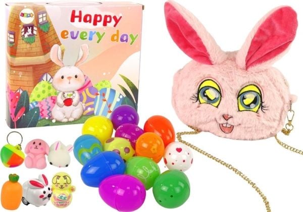 LeanToys påskeegg fidget toys sett kaninpose