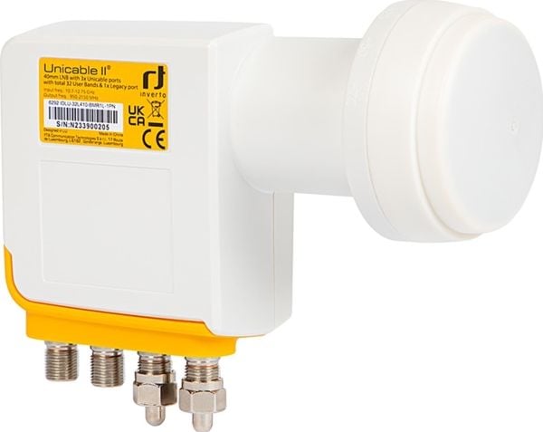 Inverto IDLU-32L410 Unicable II, 4 cm, Valkoinen, 156 mm, 116 mm, 68 mm, 260 g